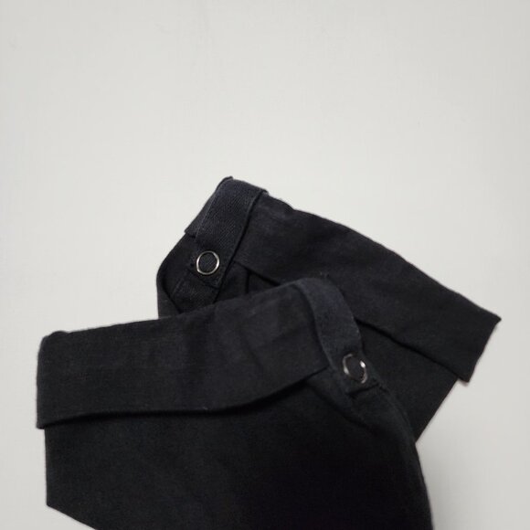 Torrid Black Stretch Twill Mid Rise Aviatory Skinny Crop Pants - Picture 4 of 6